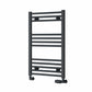 800 x 500 mm Reina Capo Flat Designer Towel Rail Radiator Anthracite