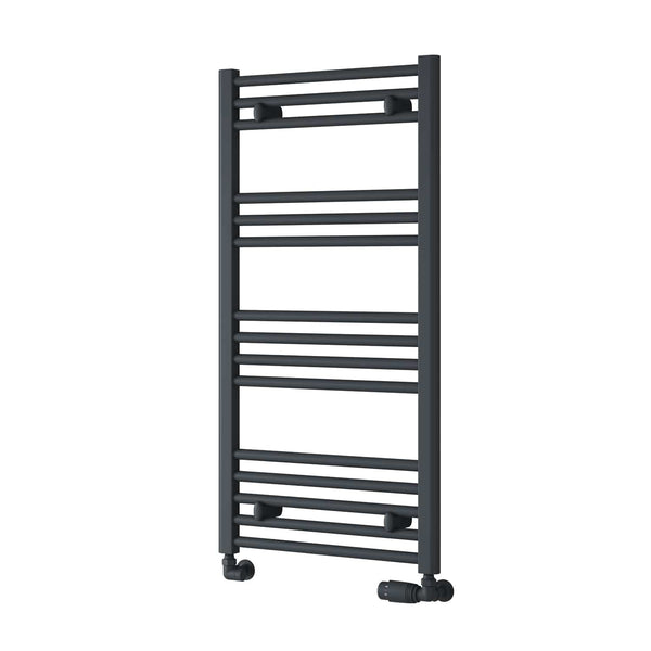 1000 x 500 mm Reina Capo Flat Designer Towel Rail Radiator Anthracite