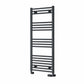 1200 x 500 mm Reina Capo Flat Designer Towel Rail Radiator Anthracite