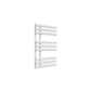 White / 820 x 500 mm Reina Chisa Vertical Heated Designer Steel Radiator