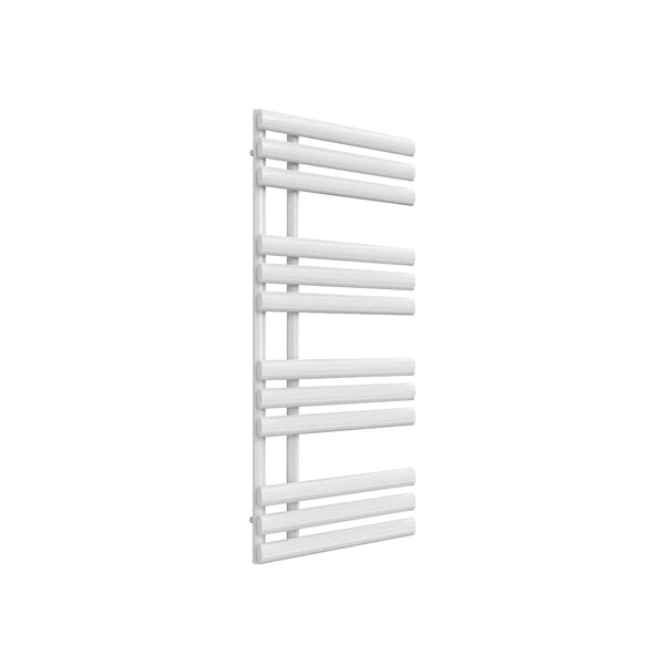 White / 1130 x 500 mm Reina Chisa Vertical Heated Designer Steel Radiator
