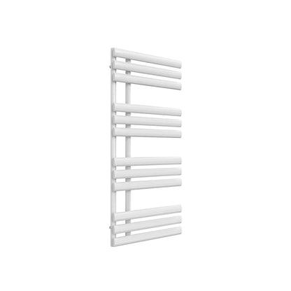 White / 1130 x 500 mm Reina Chisa Vertical Heated Designer Steel Radiator