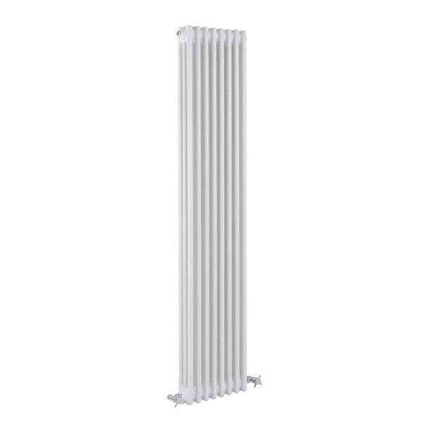 Reina Colona Traditional Column Designer White Vertical Radiator