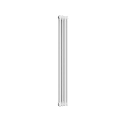 1500 x 200 mm / 2 Column Reina Colona Traditional Column Designer White Vertical Radiator