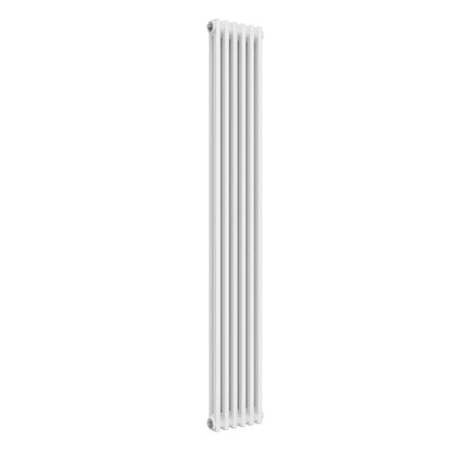 1800 x 290 mm / 2 Column Reina Colona Traditional Column Designer White Vertical Radiator