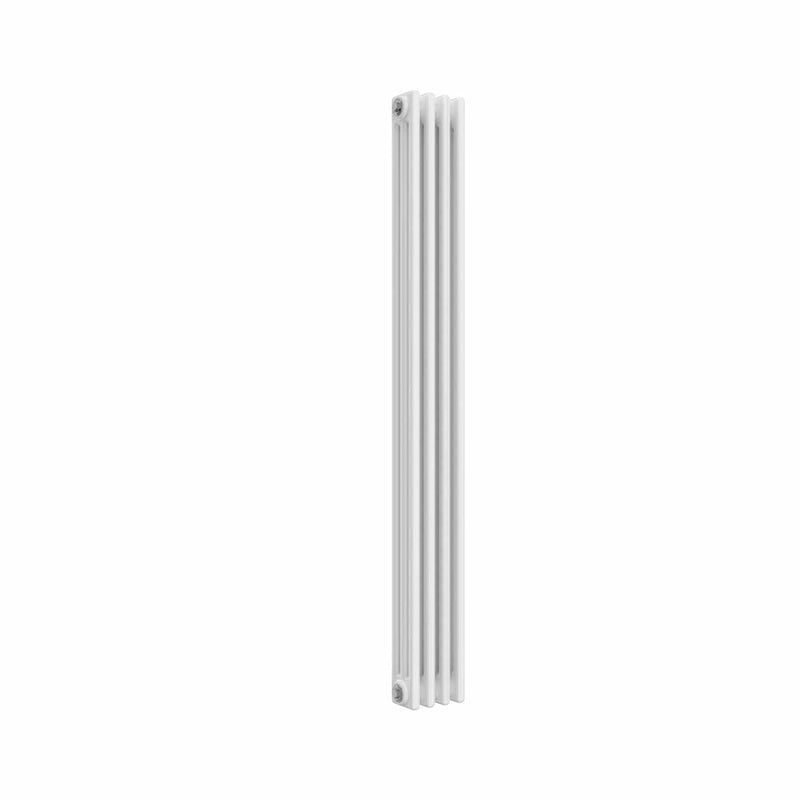 1500 x 200 mm / 3 Column Reina Colona Traditional Column Designer White Vertical Radiator