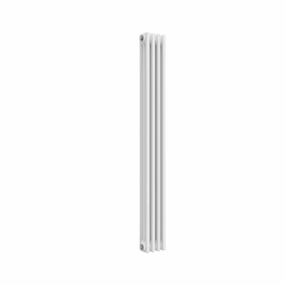 1500 x 200 mm / 3 Column Reina Colona Traditional Column Designer White Vertical Radiator