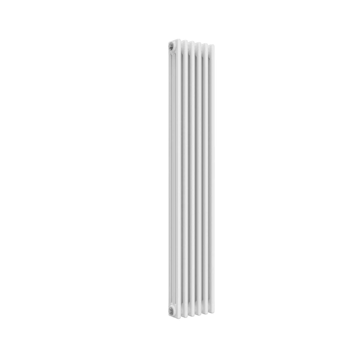 1500 x 290 mm / 3 Column Reina Colona Traditional Column Designer White Vertical Radiator