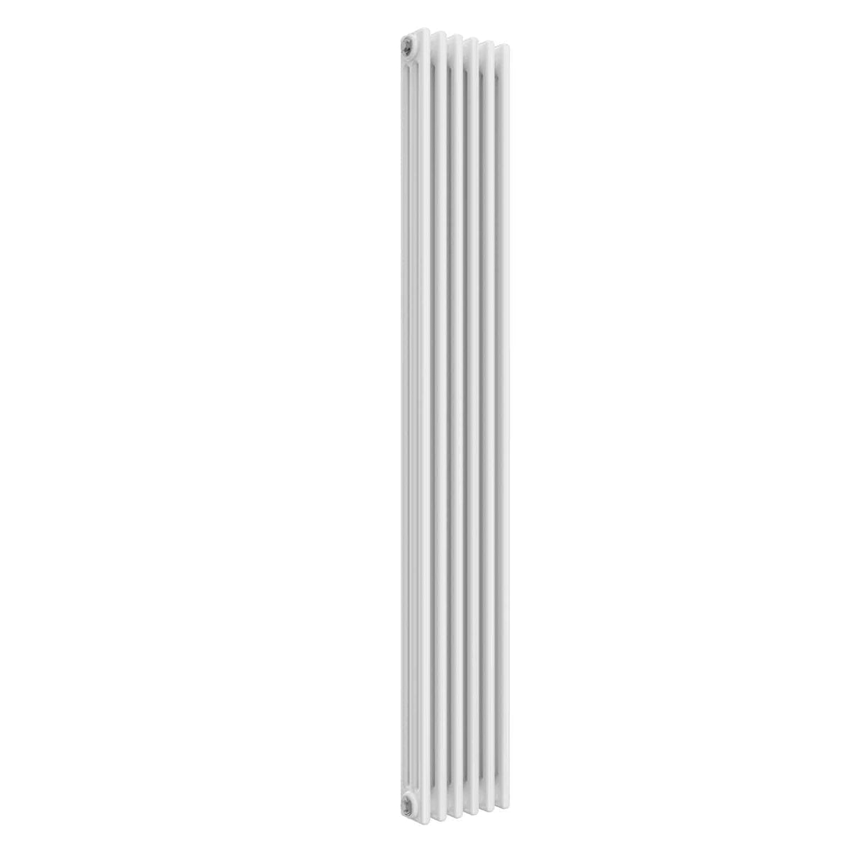 1800 x 290 mm / 3 Column Reina Colona Traditional Column Designer White Vertical Radiator