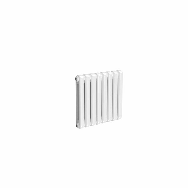 White / 550 x 580 mm Reina Coneva Column Horizontal Designer Radiator