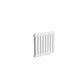 White / 550 x 580 mm Reina Coneva Column Horizontal Designer Radiator