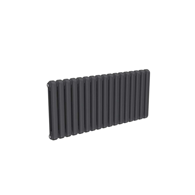 Anthracite / 550 x 1210 mm Reina Coneva Column Horizontal Designer Radiator