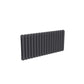 Anthracite / 550 x 1210 mm Reina Coneva Column Horizontal Designer Radiator