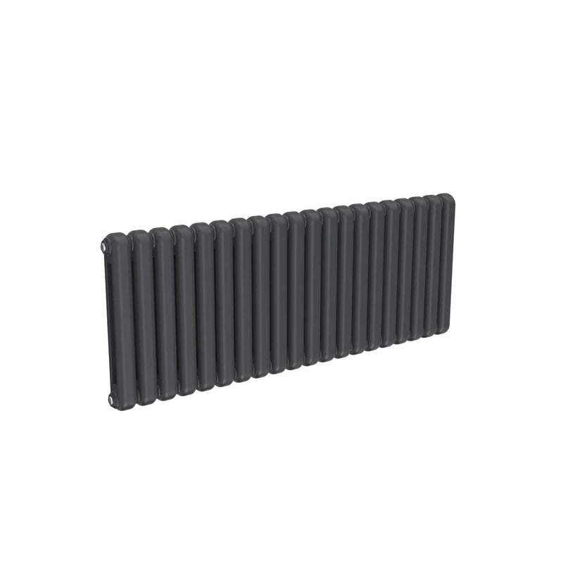 Anthracite / 550 x 1420 mm Reina Coneva Column Horizontal Designer Radiator