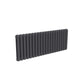 Anthracite / 550 x 1420 mm Reina Coneva Column Horizontal Designer Radiator