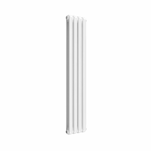 White / 1500 x 300 mm Reina Coneva Designer Column Vertical Radiator