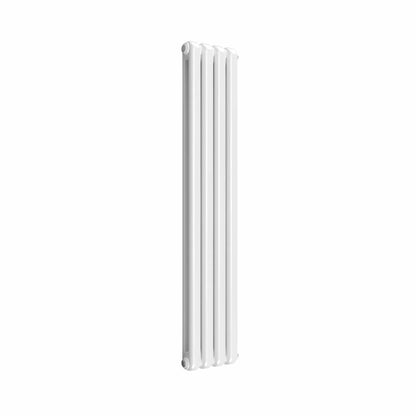 White / 1500 x 300 mm Reina Coneva Designer Column Vertical Radiator