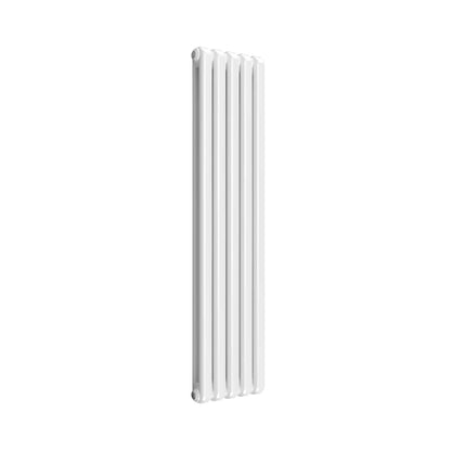 White / 1500 x 370 mm Reina Coneva Designer Column Vertical Radiator