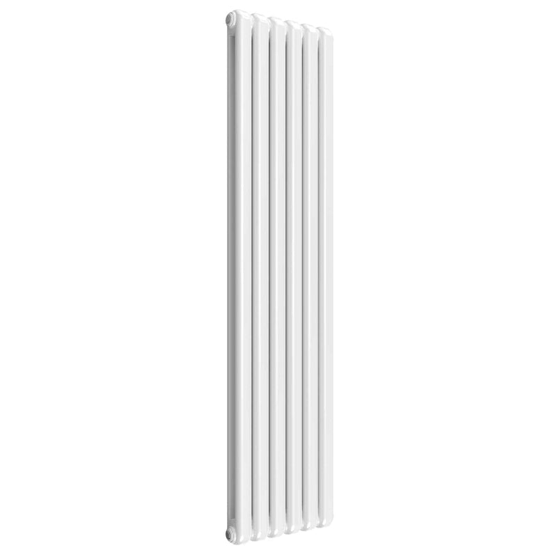 White / 1800 x 440 mm Reina Coneva Designer Column Vertical Radiator