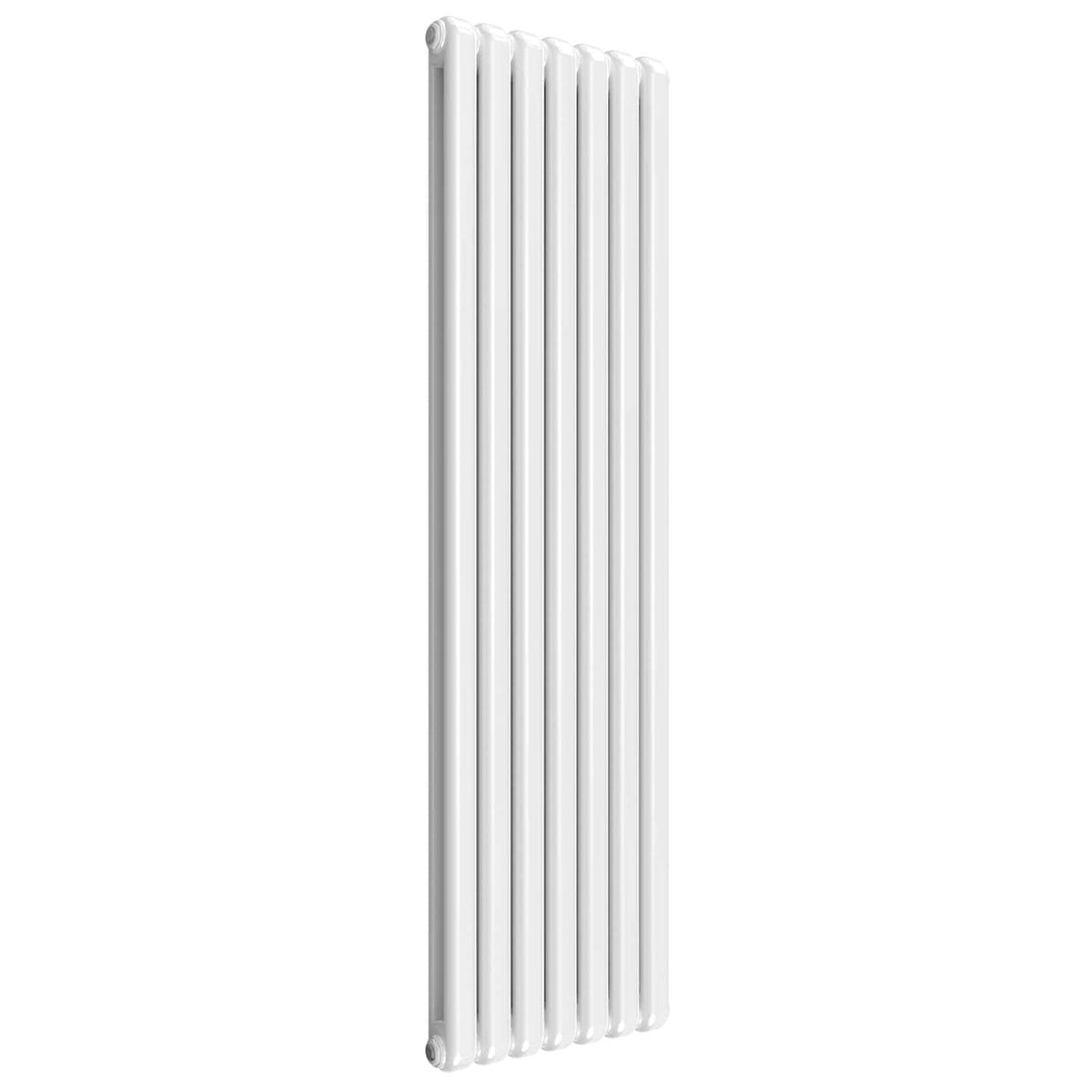 White / 1800 x 510 mm Reina Coneva Designer Column Vertical Radiator