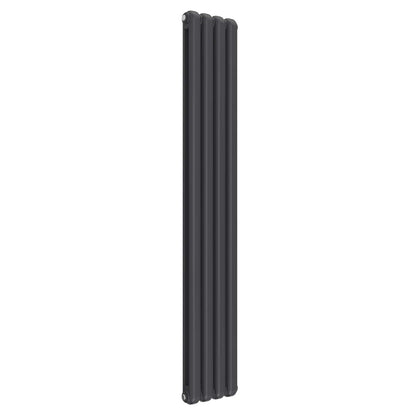 Anthracite / 1800 x 300 mm Reina Coneva Designer Column Vertical Radiator
