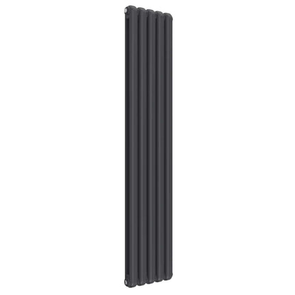 Anthracite / 1800 x 370 mm Reina Coneva Designer Column Vertical Radiator