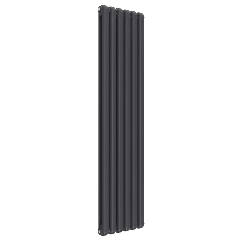 Anthracite / 1800 x 440 mm Reina Coneva Designer Column Vertical Radiator