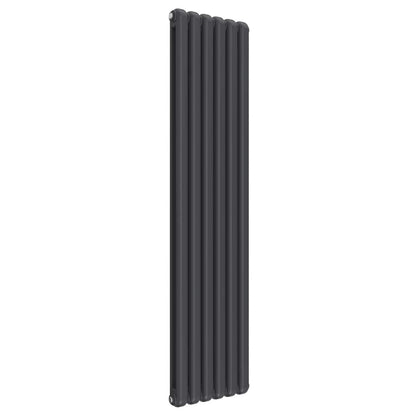 Anthracite / 1800 x 440 mm Reina Coneva Designer Column Vertical Radiator