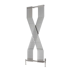 Chrome Reina Coredo Vertical Column Designer Radiator 1760x620