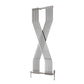 Chrome Reina Coredo Vertical Column Designer Radiator 1760x620