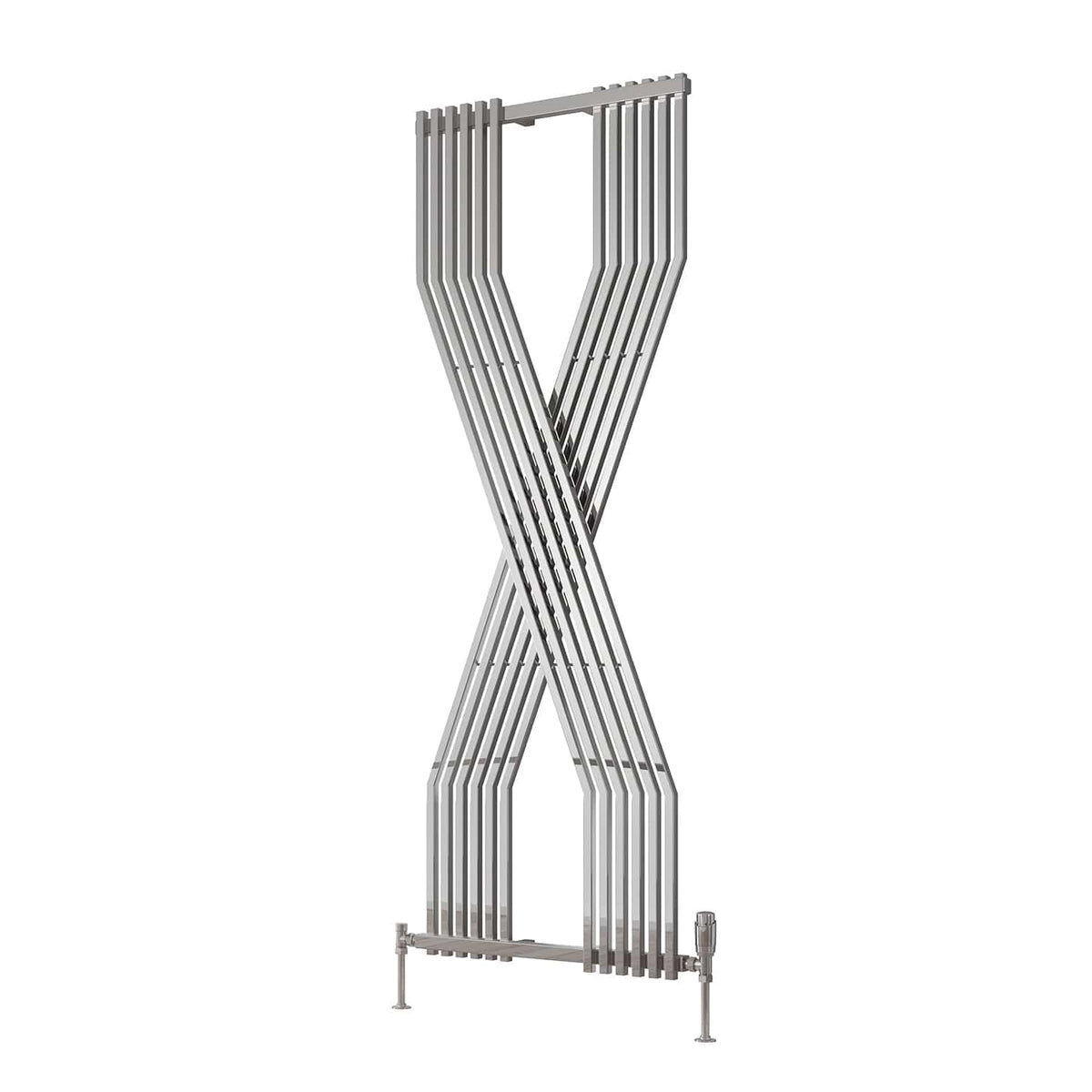 Chrome Reina Coredo Vertical Column Designer Radiator 1760x620