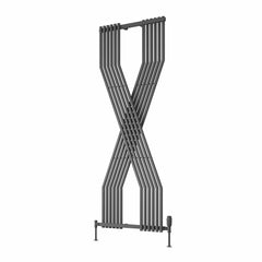 Anthracite Reina Coredo Vertical Column Designer Radiator 1760x620