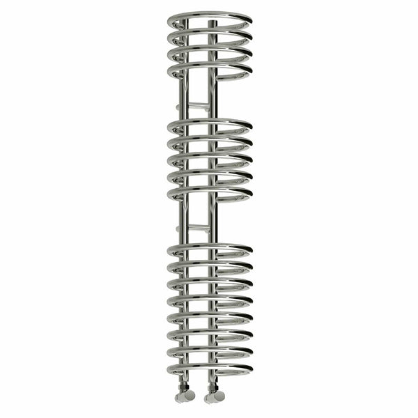 Reina Designer Claro Vertical Chrome Heated Towel Rail Steel Radiator