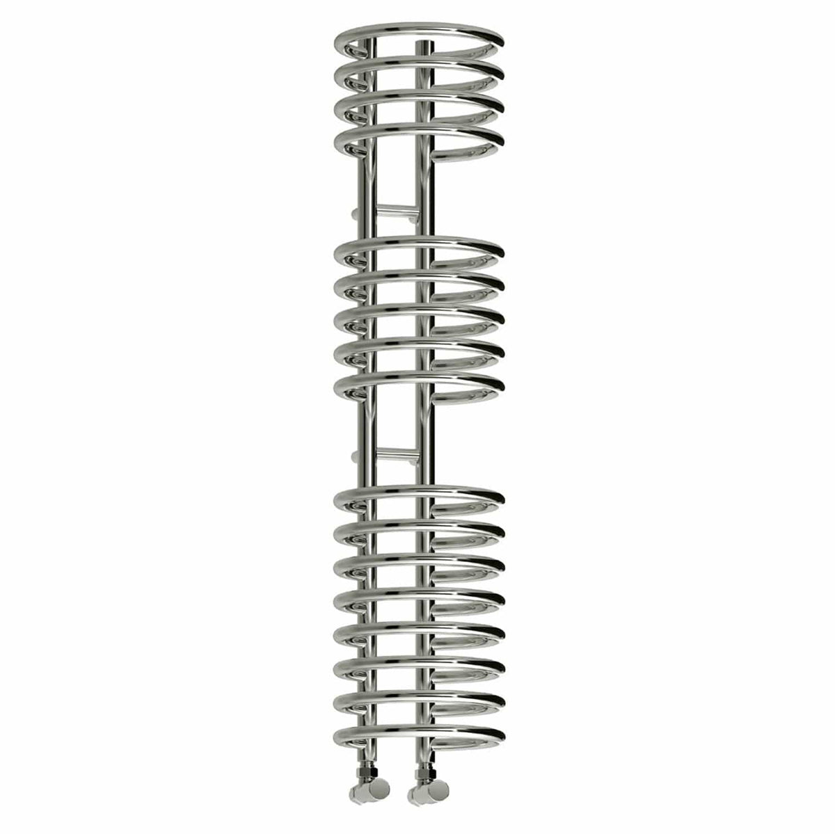 Reina Designer Claro Vertical Chrome Heated Towel Rail Steel Radiator