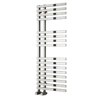 Reina Designer Felino Vertical Chrome Heated Towel Rail Steel Radiator