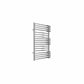 500 x 800 mm Reina Designer Marco Vertical Chrome Steel Towel Rail Radiator