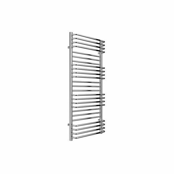 500 x 1100 mm Reina Designer Marco Vertical Chrome Steel Towel Rail Radiator