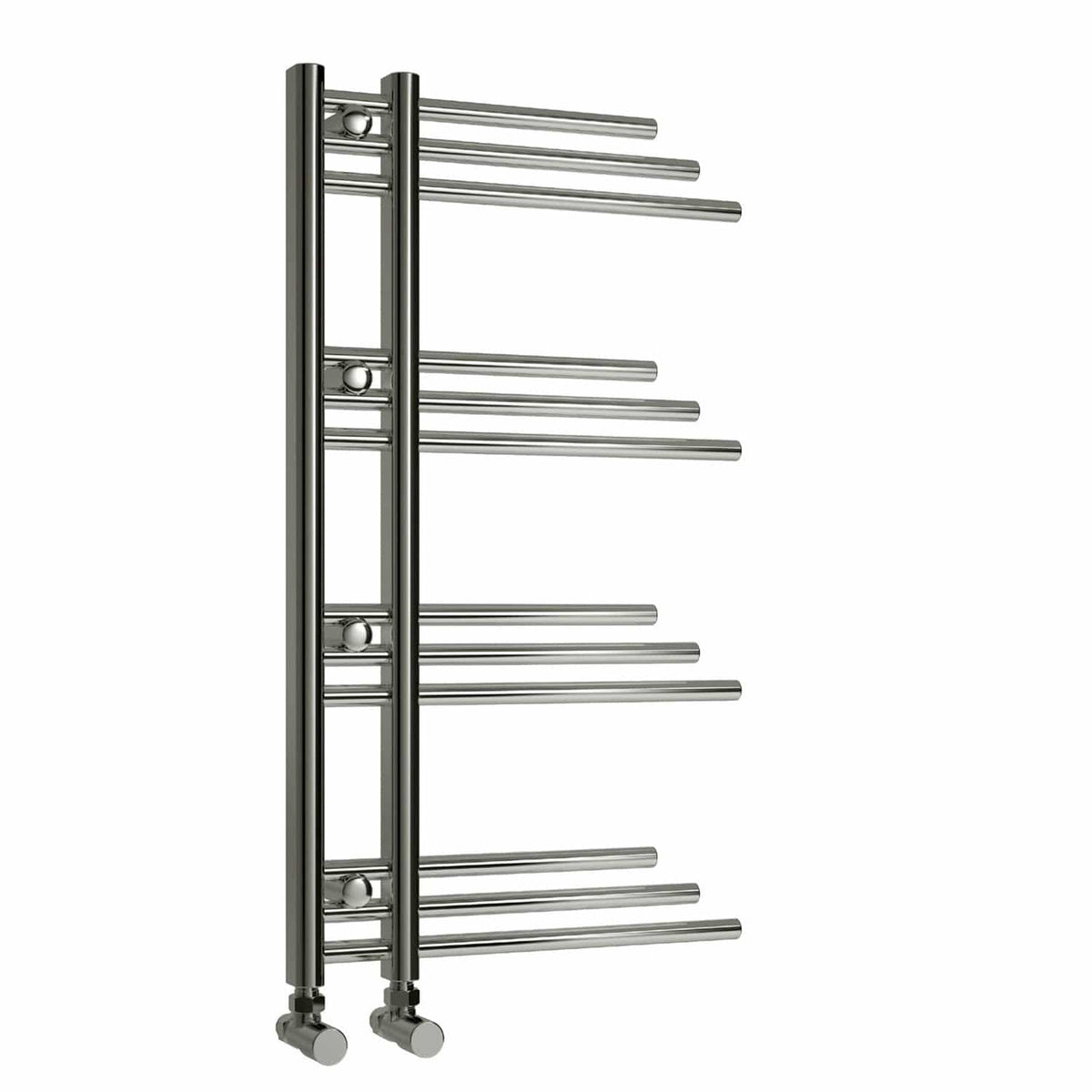 Reina Designer Palmari Vertical Chrome Heated Towel Rail Steel Radiator