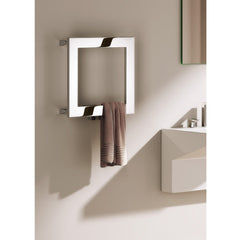 Reina Designer Square Shelf Heated Stainless Steel Radiator