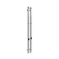 Chrome / 1200 x 108mm Reina Designer Todi Vertical Towel Rail Mild Steel Radiator