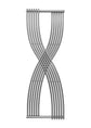 Chrome Reina Dimaro Heated Vertical Designer Radiator