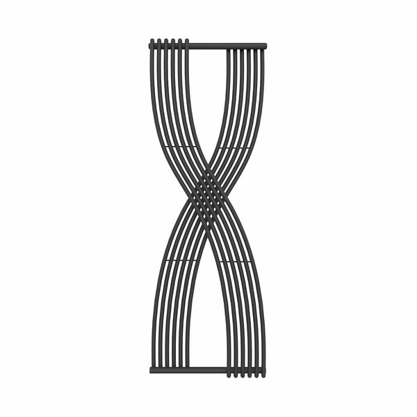 Anthracite Reina Dimaro Heated Vertical Designer Radiator