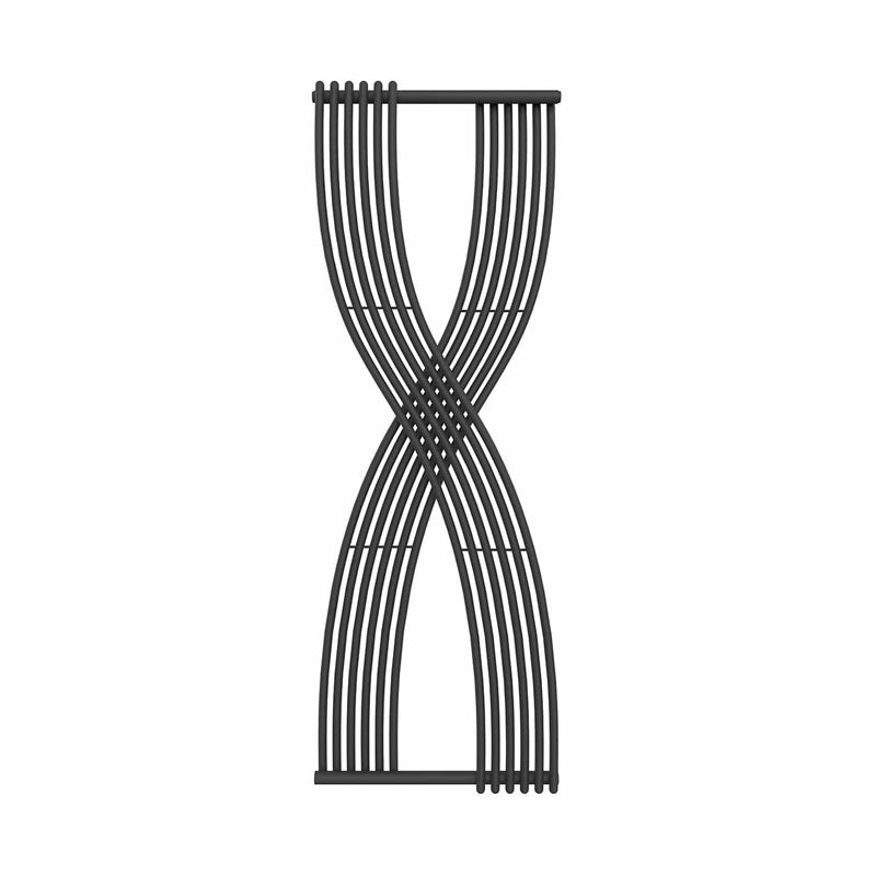Anthracite Reina Dimaro Heated Vertical Designer Radiator
