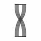 Anthracite Reina Dimaro Heated Vertical Designer Radiator
