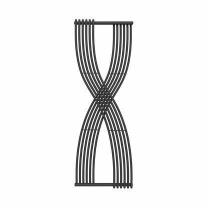 Anthracite Reina Dimaro Heated Vertical Designer Radiator
