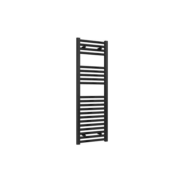 1800 x 400 mm Reina Diva Black Flat Designer Heated Towel Radiator 25 Tubes