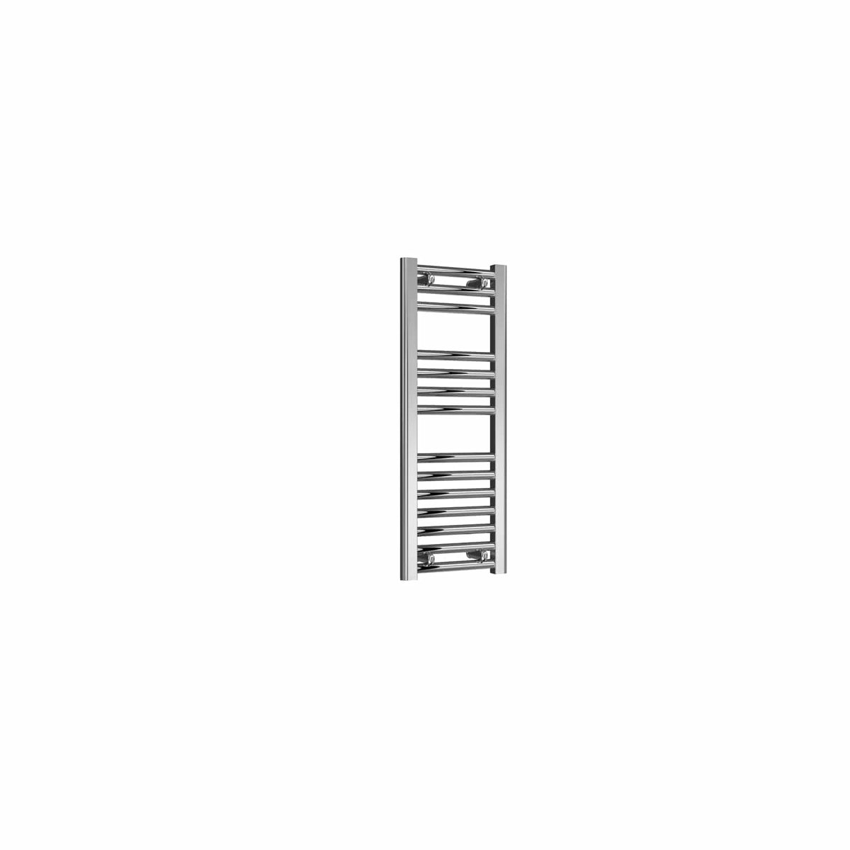 Flat / Straight / 800 x 300 mm Reina Diva Designer Chrome Heated Towel Radiator 25mm Tubes
