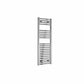 Flat / Straight / 1200 x 400 mm Reina Diva Designer Chrome Heated Towel Radiator 25mm Tubes