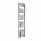 Flat / Straight / 1800 x 400 mm Reina Diva Designer Chrome Heated Towel Radiator 25mm Tubes