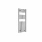 Flat / Straight / 1200 x 450 mm Reina Diva Designer Chrome Heated Towel Radiator 25mm Tubes